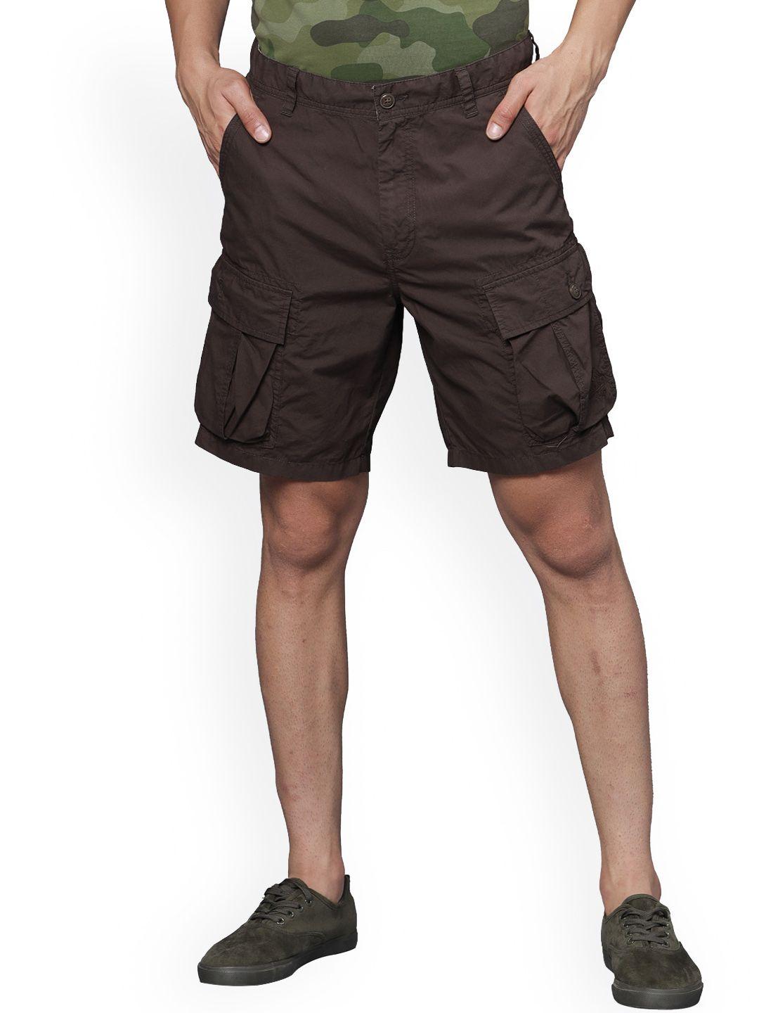 t-base men mid-rise cotton cargo shorts