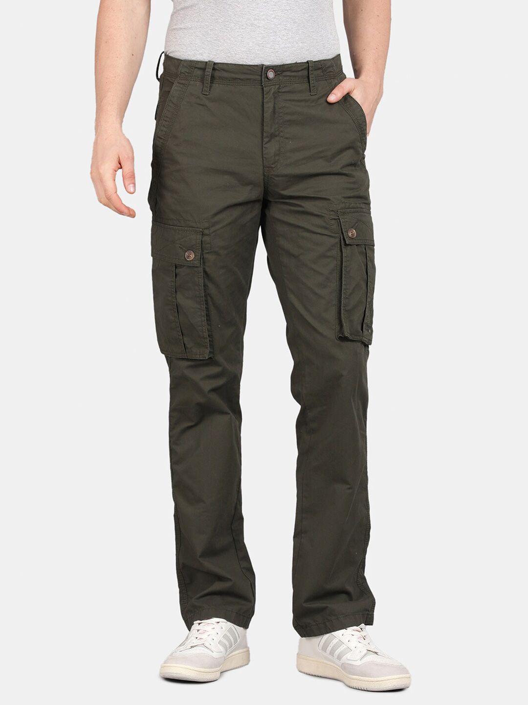 t-base men mid rise pure cotton cargos