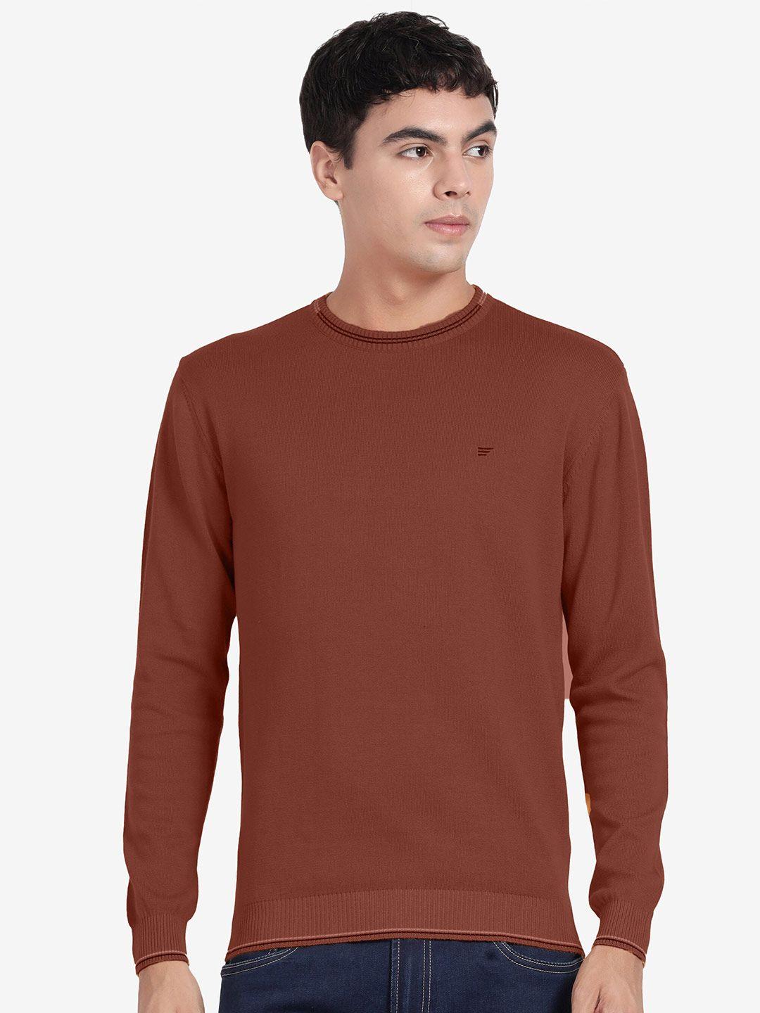 t-base men rust pullover