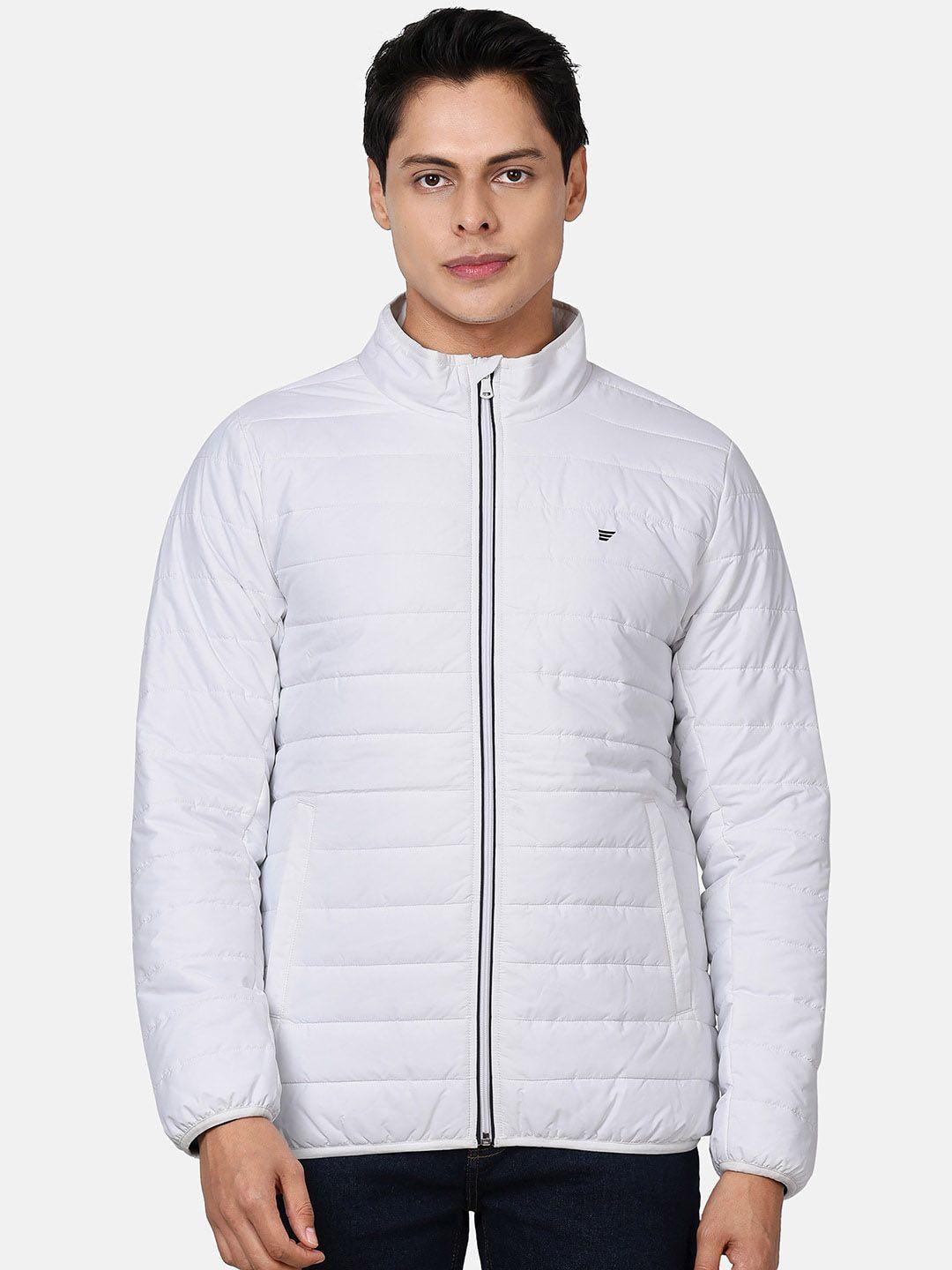 t-base men white lightweight puffer jacket