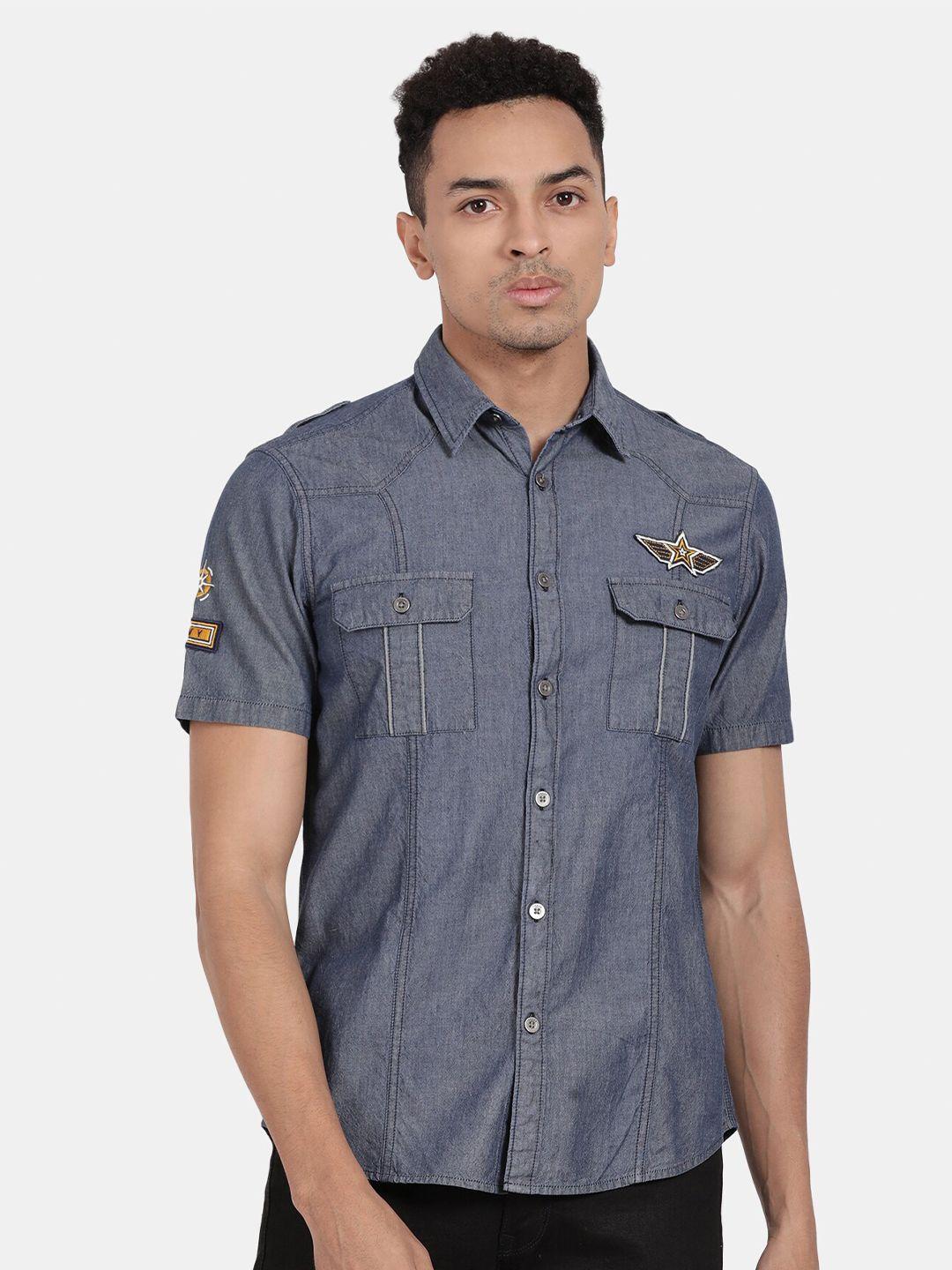 t-base opaque cotton casual shirt