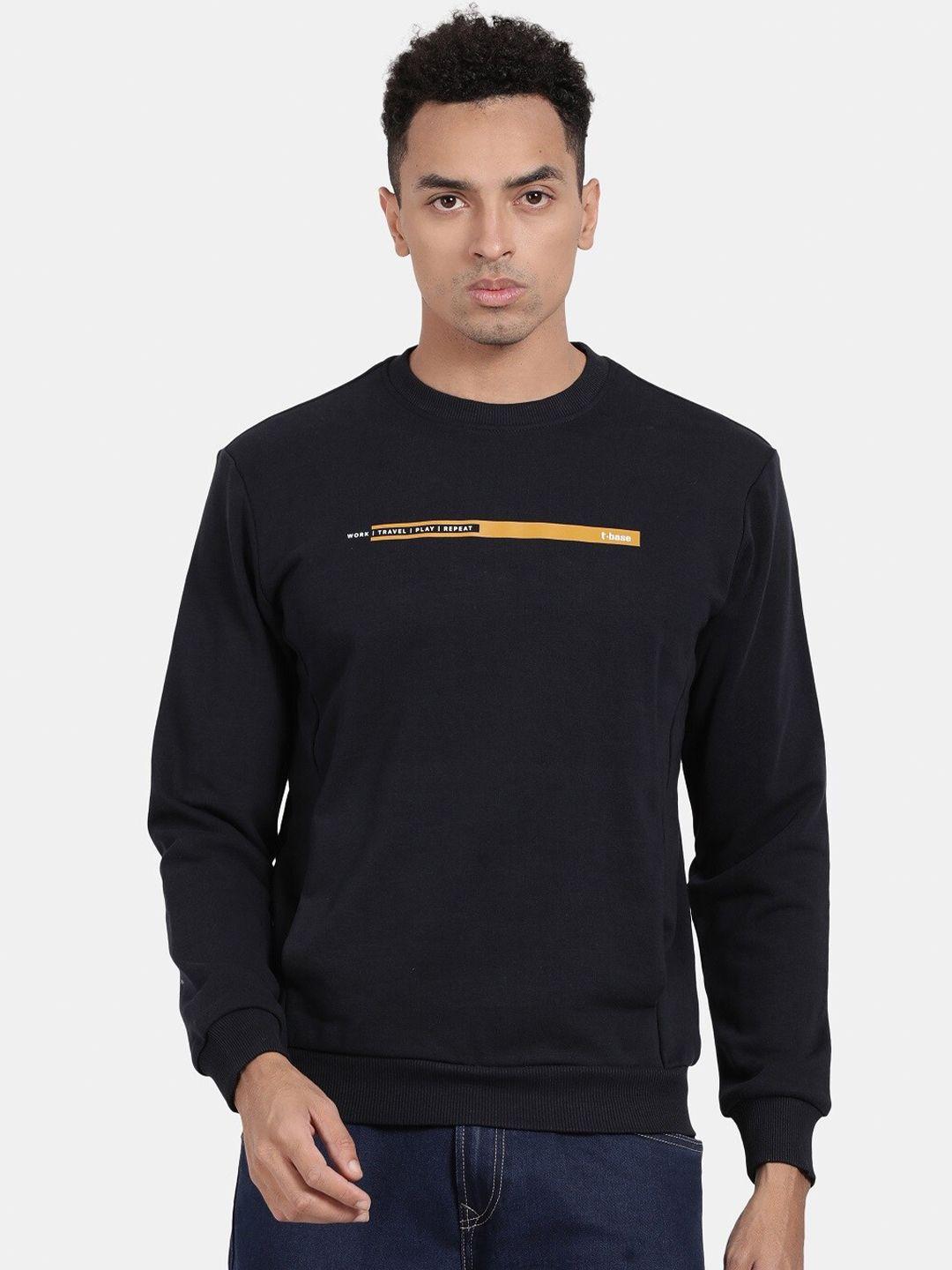 t-base round neck long sleeve sweatshirt