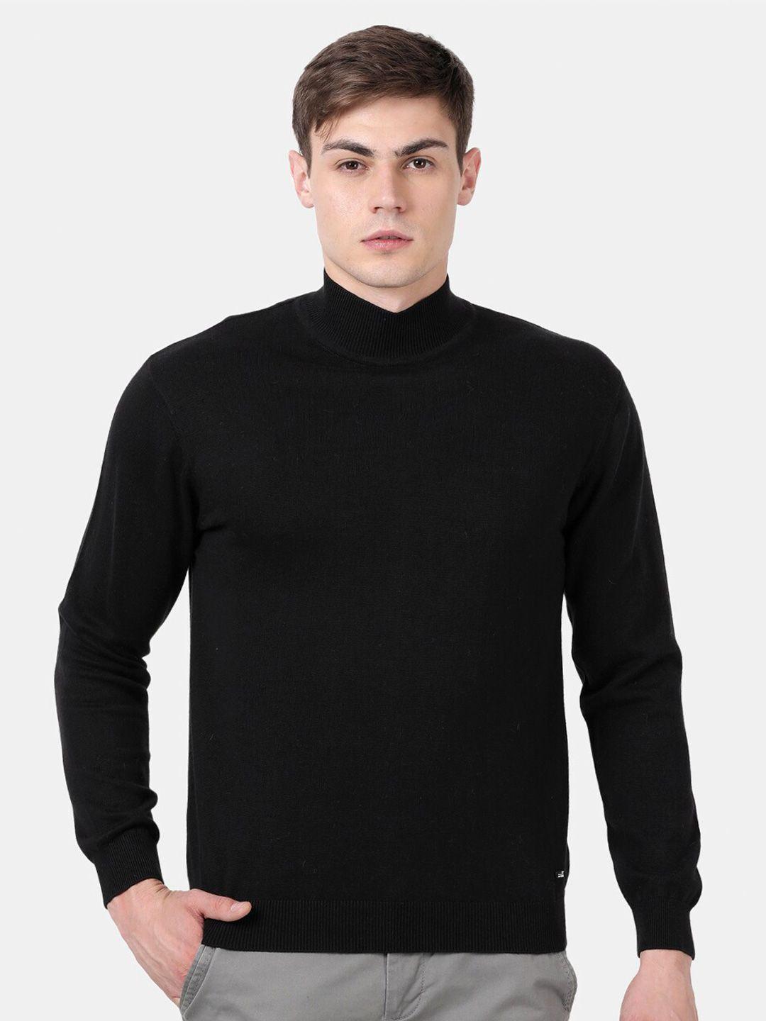 t-base turtle neck cotton pullover