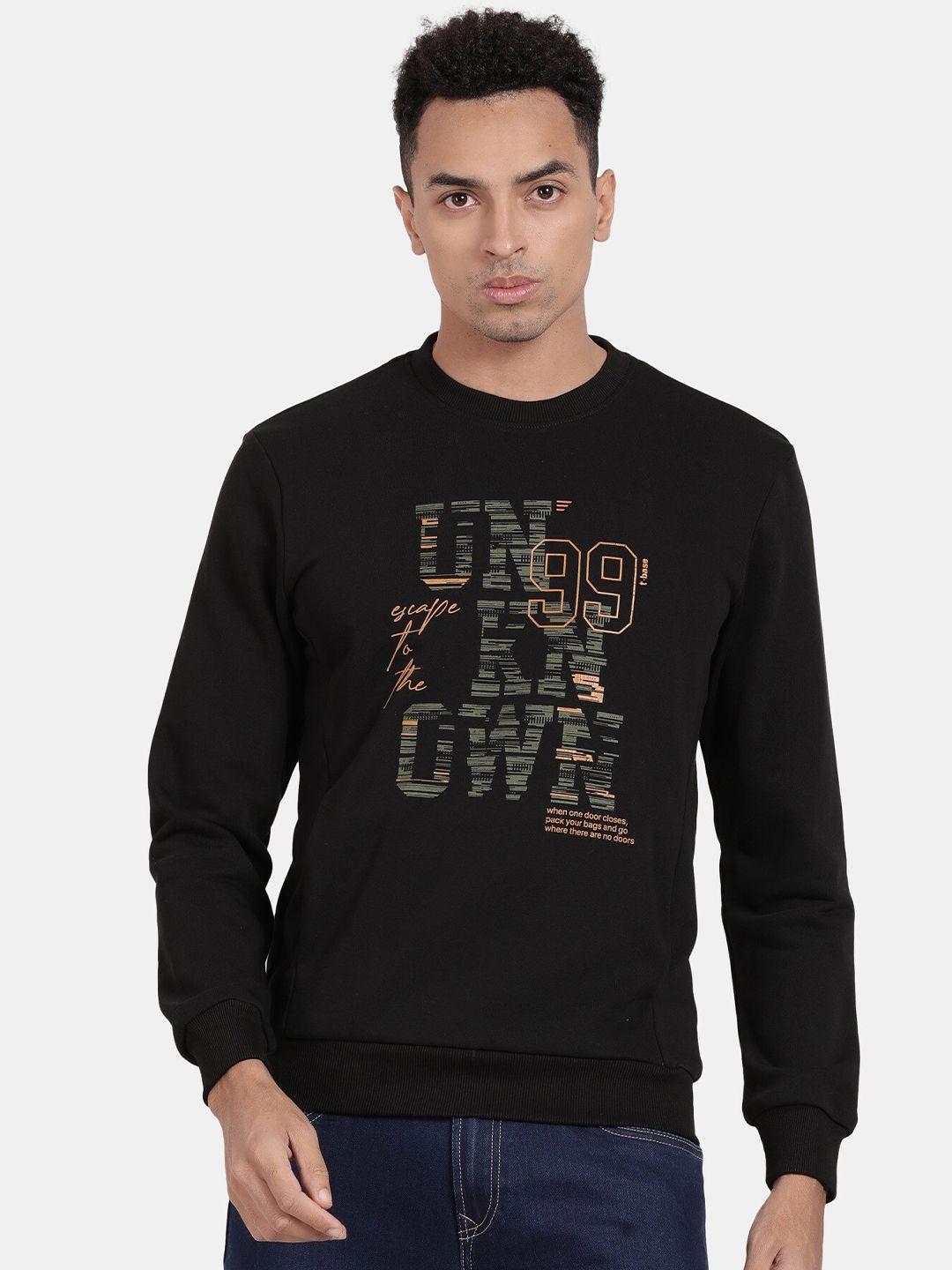 t-base typography printed sweatshirt