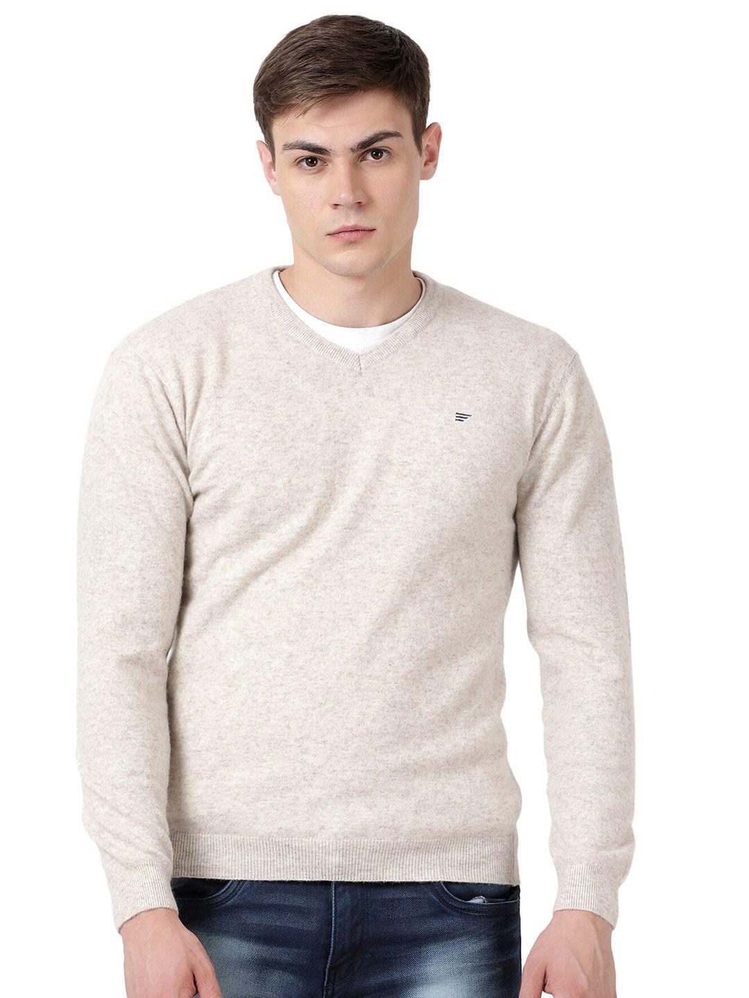 t-base v-neck woollen pullover sweater