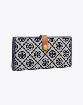 t monogram zip slim wallet