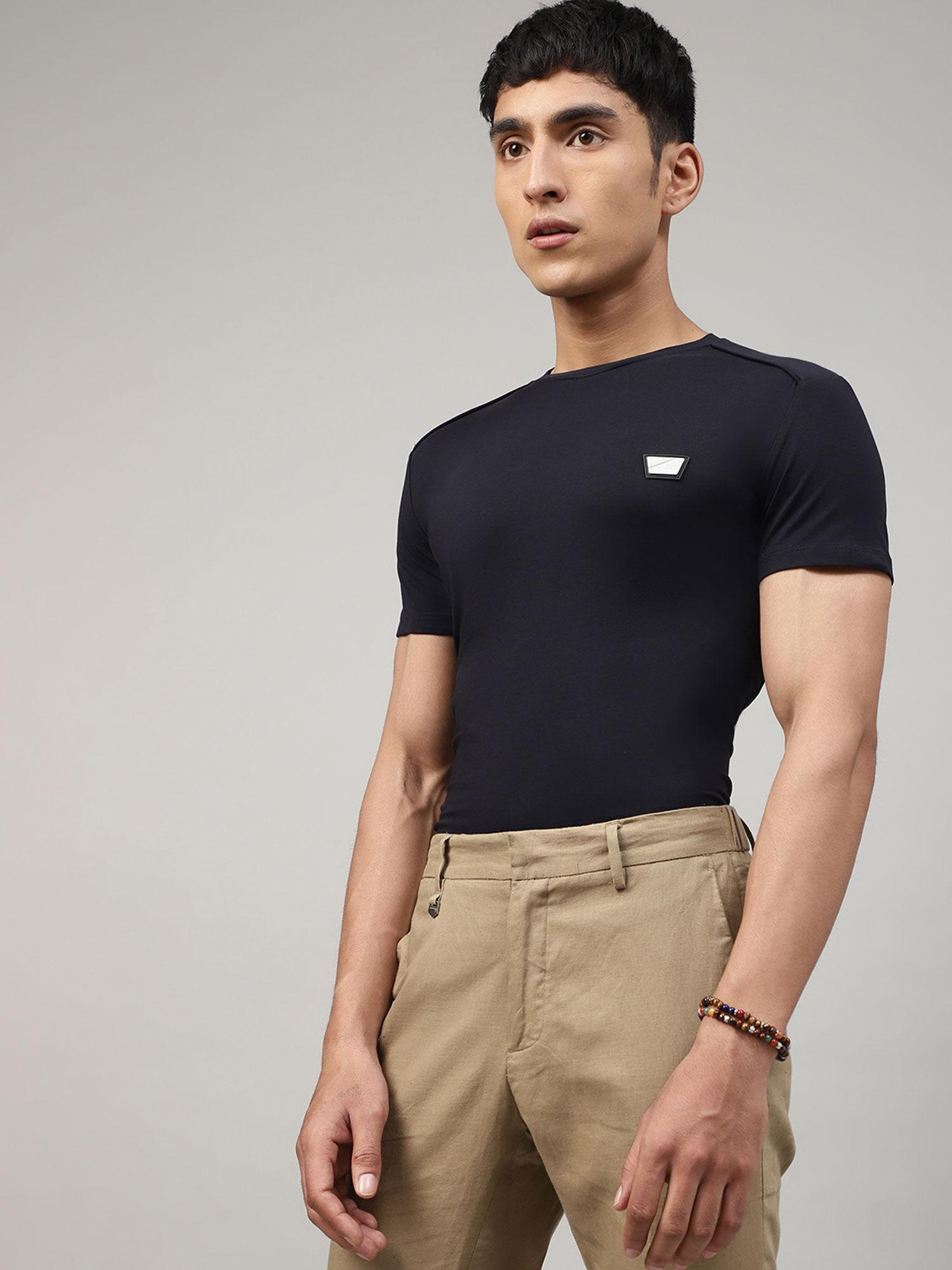 t-shirt super slim fit in stretch cotton fabric