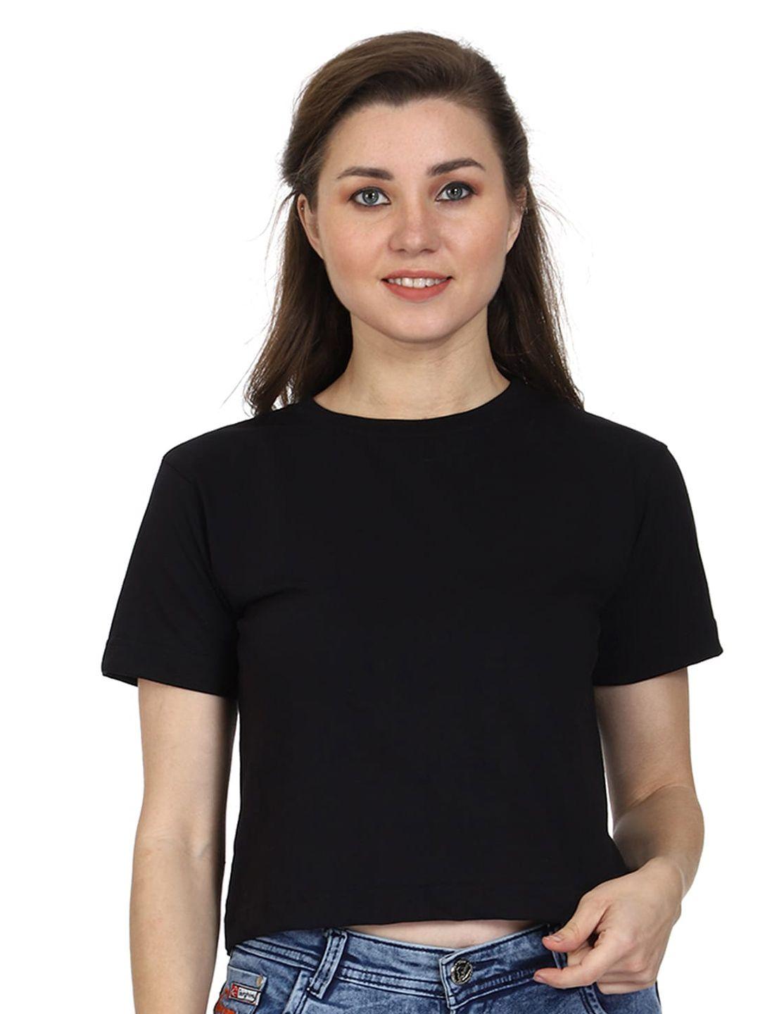 t-shirt truck round neck cotton crop t-shirt