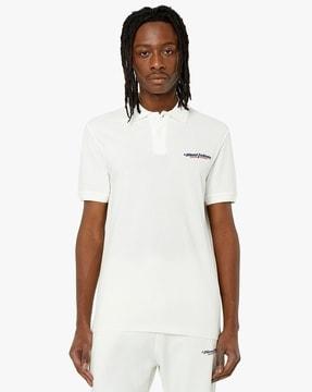 t-smith-ind slim fit logo polo t-shirt