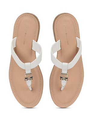 t-strap elevated sandals