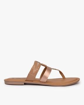 t-strap flat sandals