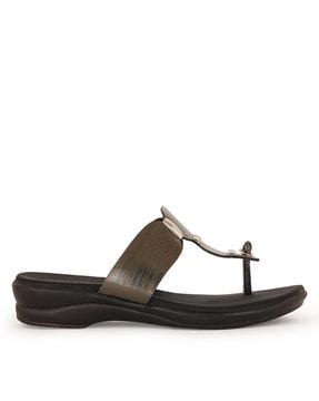 t-strap flat sandals