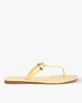 t-strap flat sandals