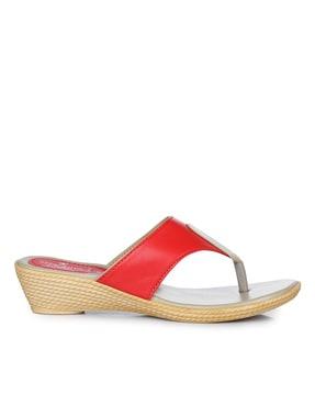 t-strap flat sandals