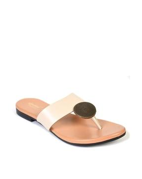 t-strap flat sandals