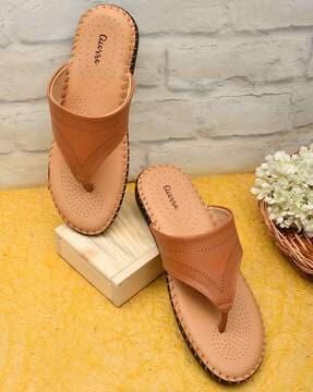 t-strap flat sandals