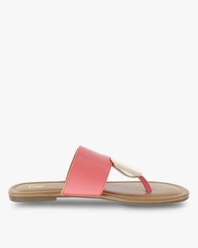 t-strap flat sandals