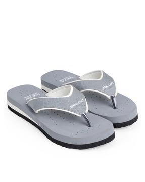 t-strap slip-on slippers