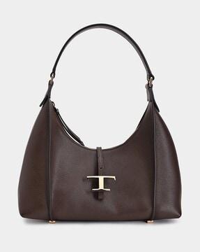 t timeless small leather hobo bag