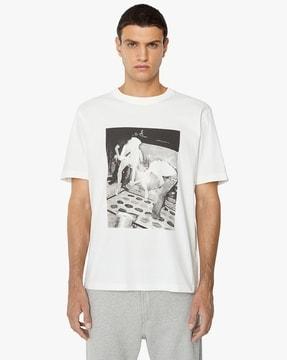 t-wash-e6 loose fit graphic t-shirt