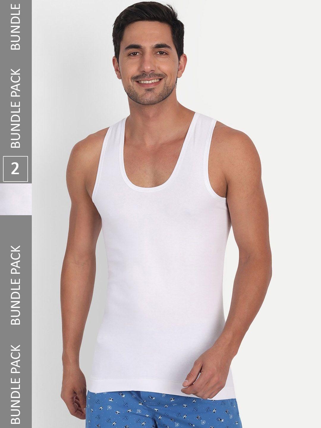 t.t. men pack of 2 basic cotton innerwear vests