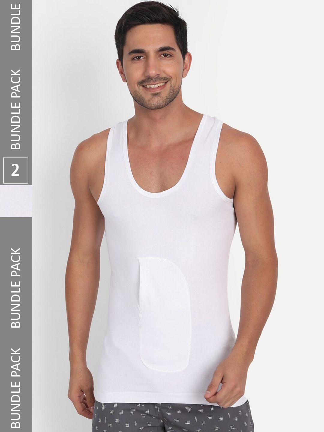 t.t. pack of 2 cotton undershirt vests