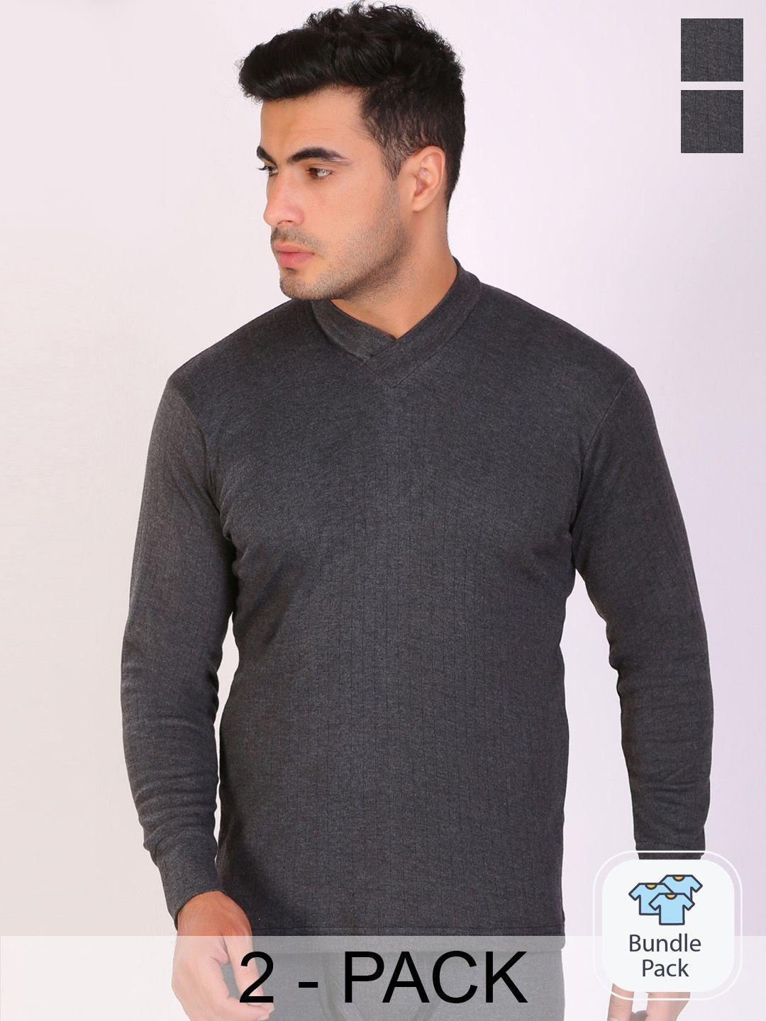 t.t. pack of 2 v-neck thermal top