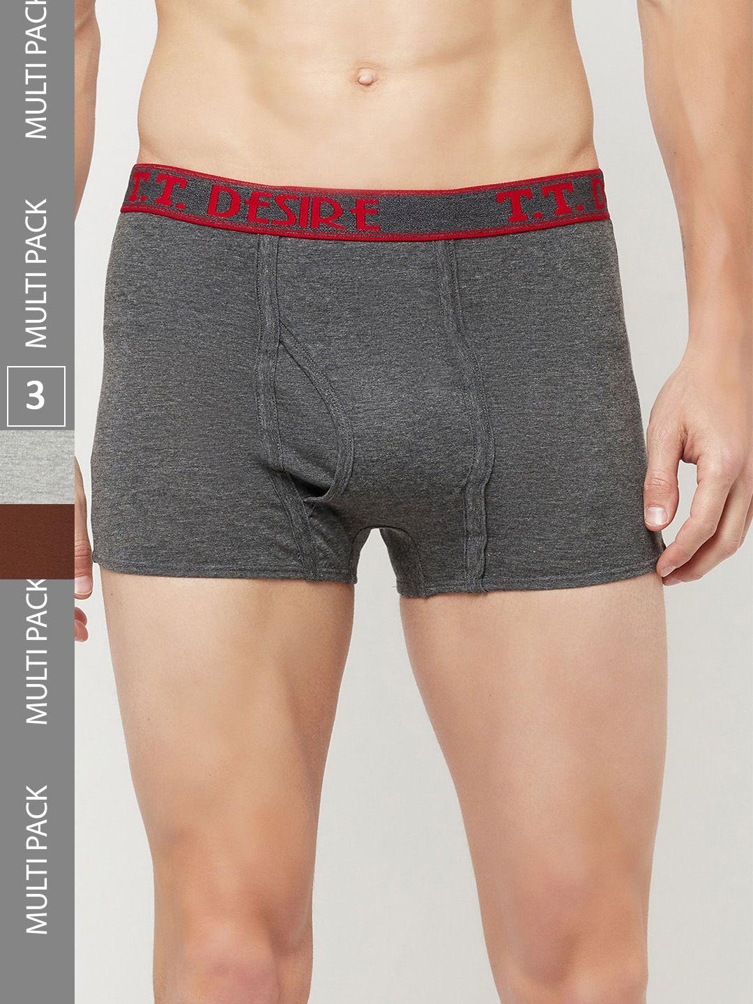 t.t. pack of 3 cotton trunks