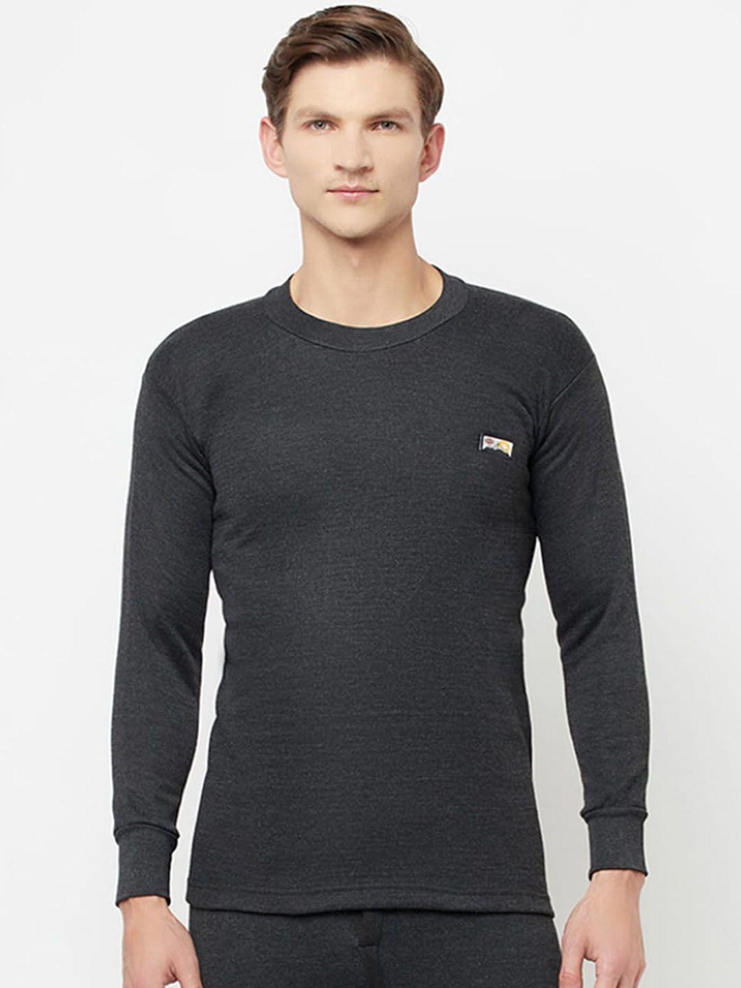 t.t. round neck slim fit thermal top