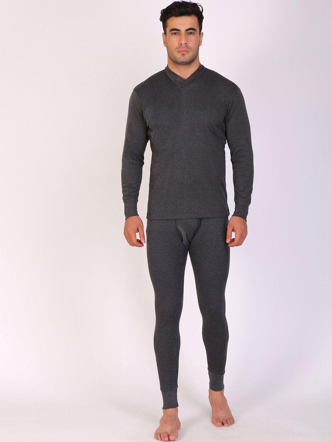 t.t. solid slim fit thermal set