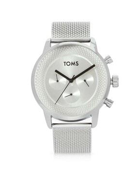 t11054c-a men analogue wrist watch with mesh strap