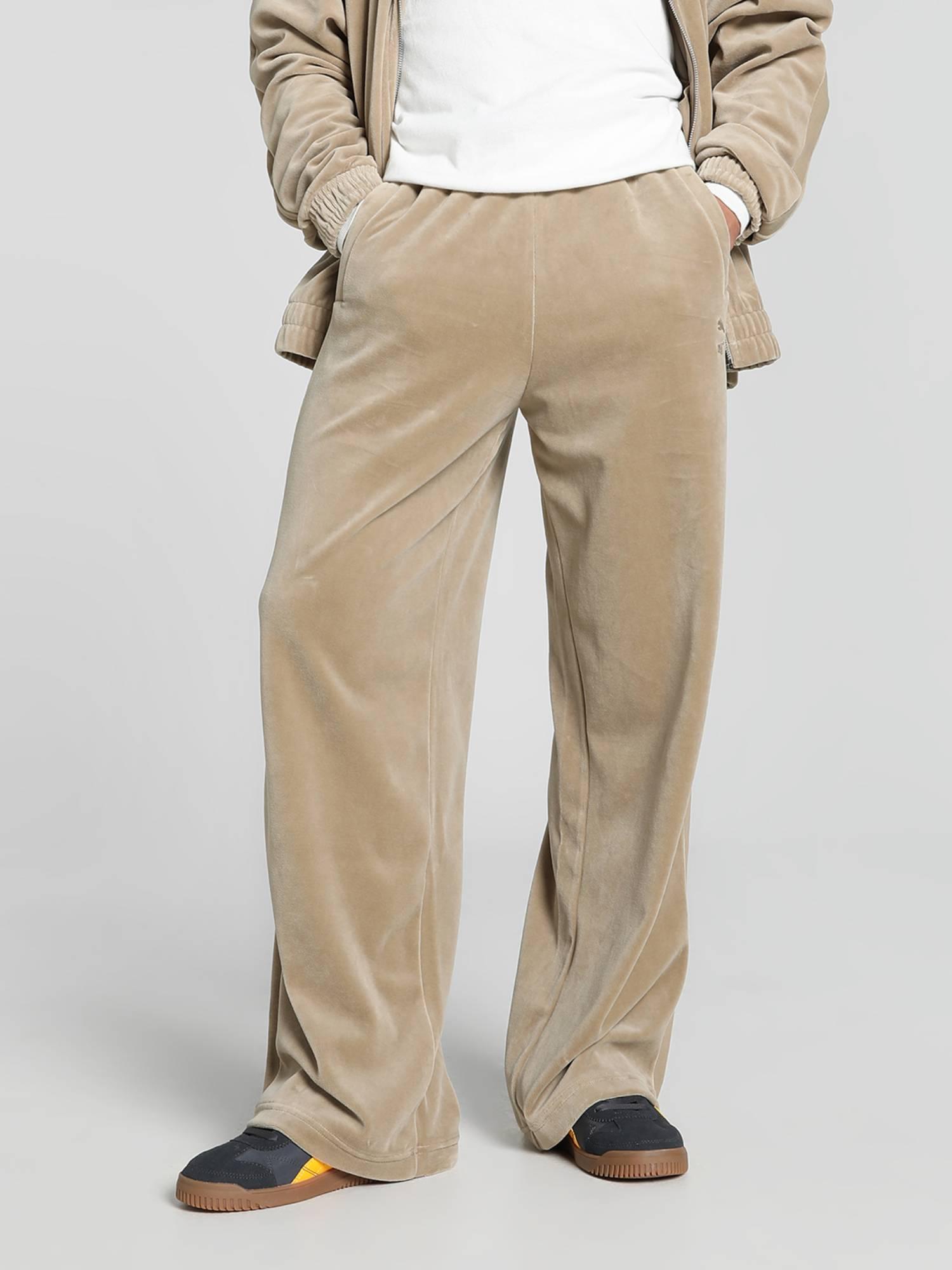 t7 oversized unisex beige trackpant