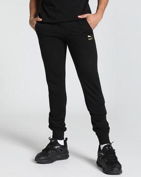 t7 slim fit track pants with insert pockets