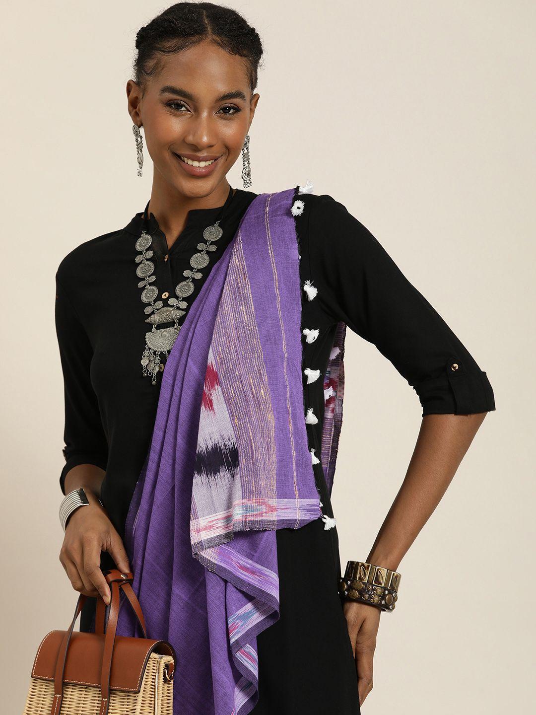 taavi women ethnic motifs woven design dupatta