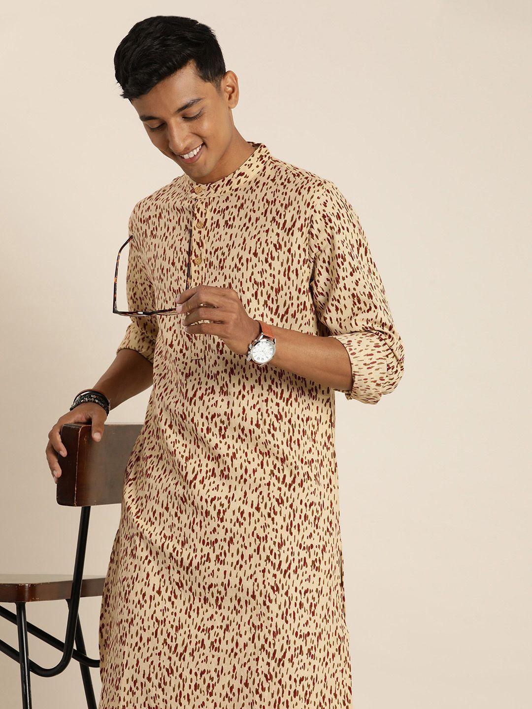 taavi bagru printed pure cotton kurta