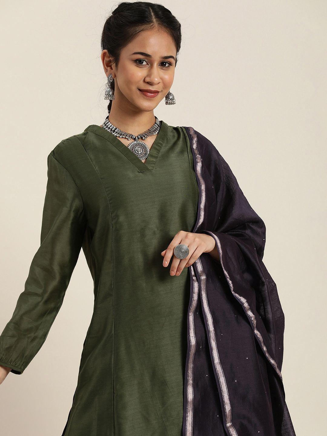 taavi mukaish solid dupatta