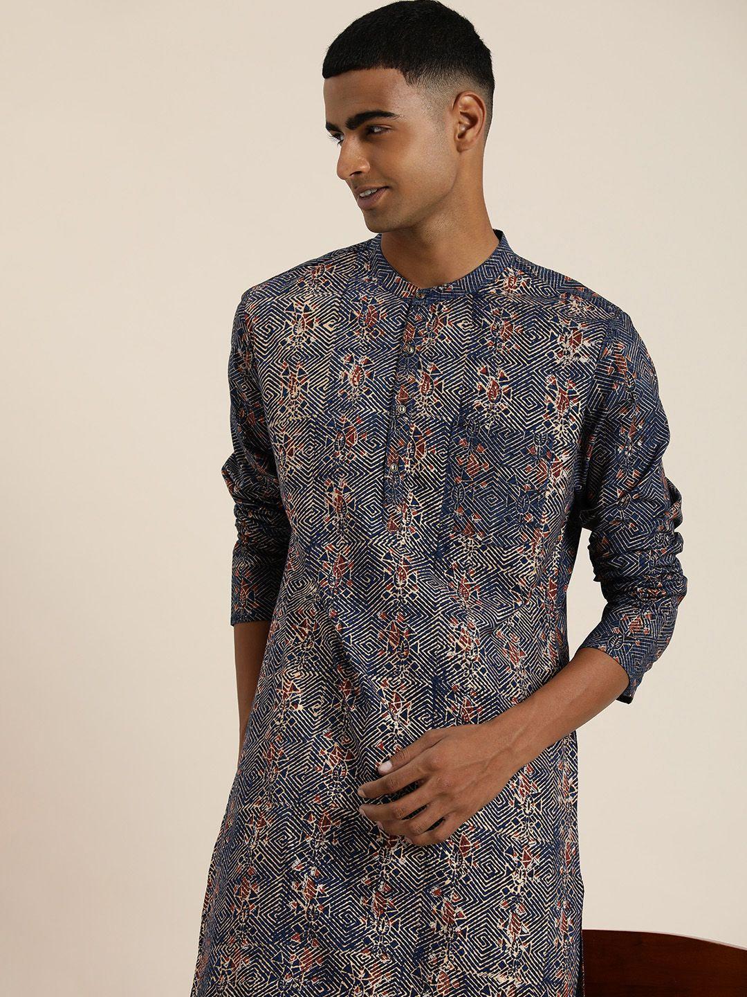 taavi sanganeri geometric printed kurta