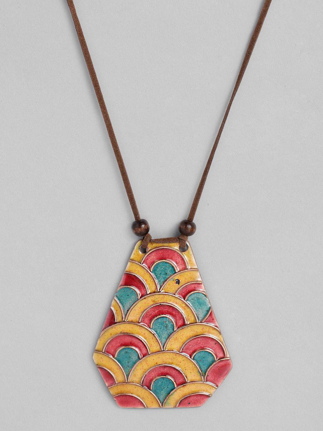 taavi women enamelled necklace