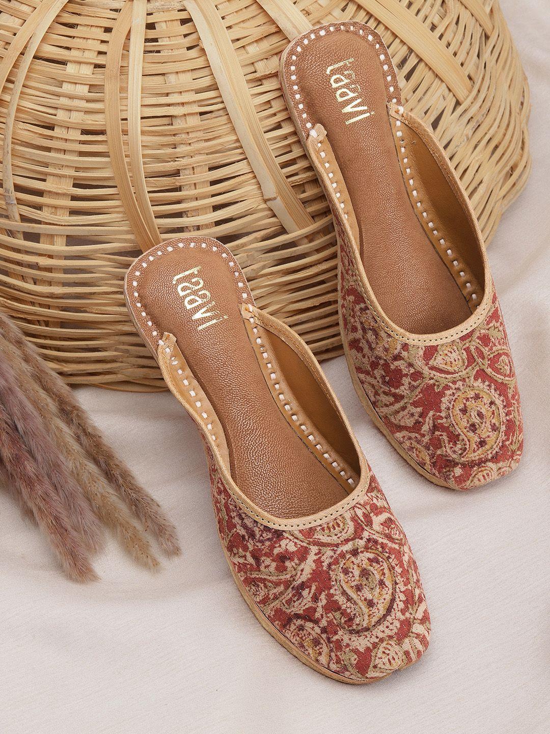 taavi women paisley printed ethnic mules