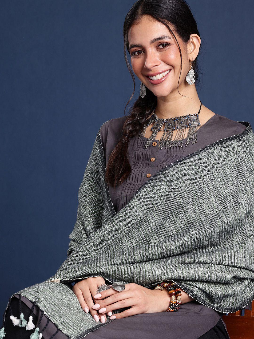 taavi women woven design cotton stole