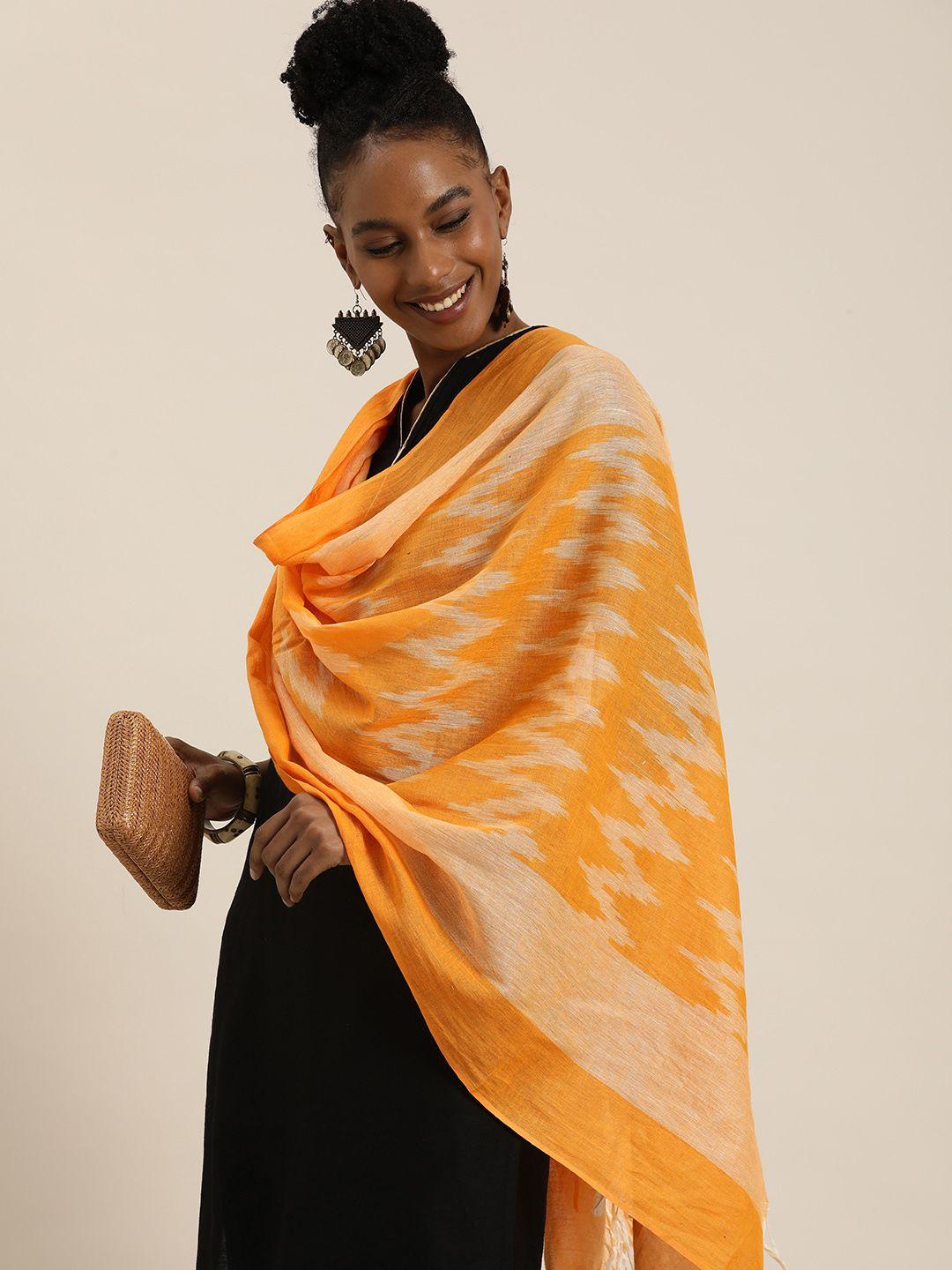 taavi woven design ikat dupatta