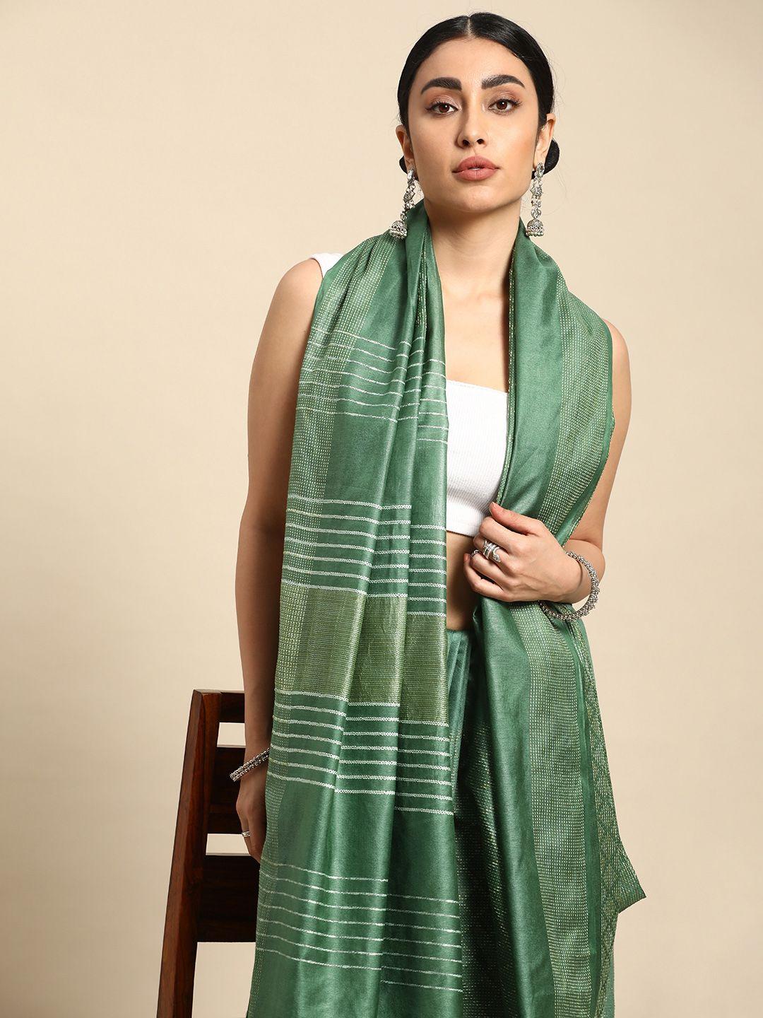 taavi woven design zari handloom bhagalpuri saree
