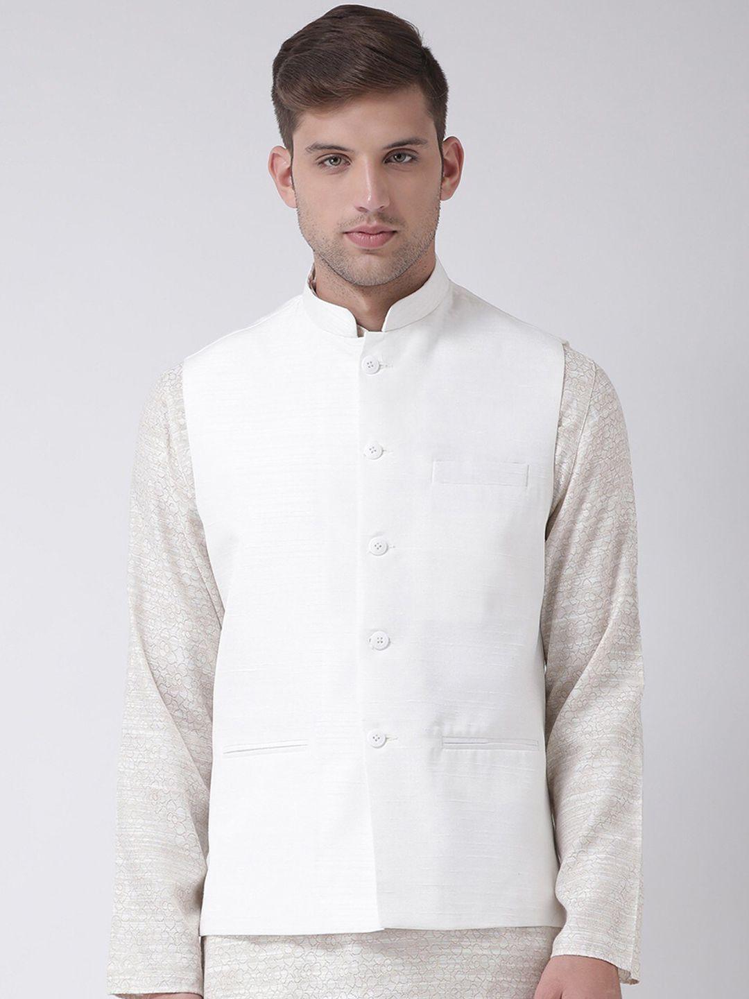 tabard pure silk mandarin collar ethnic nehru jacket