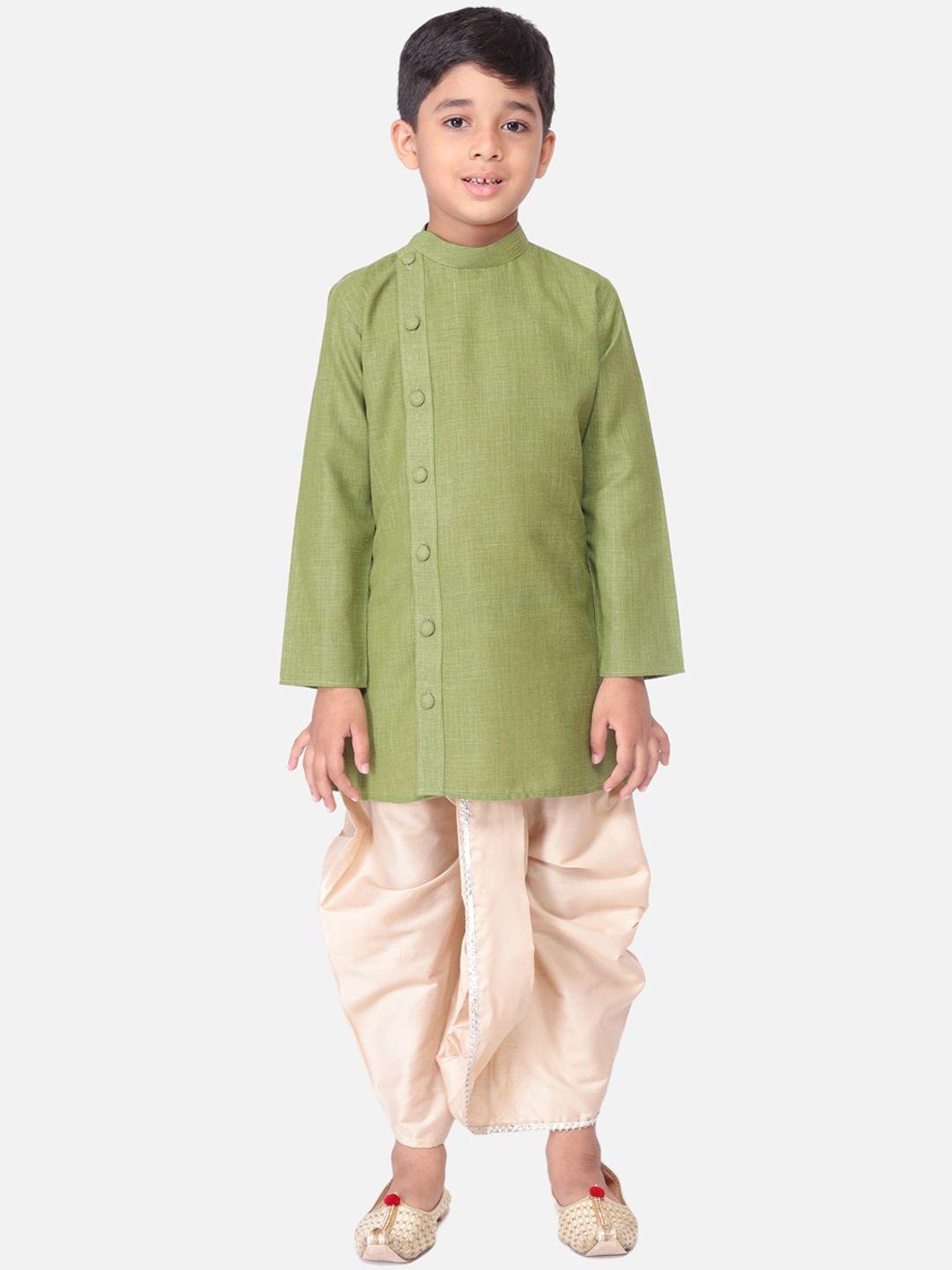 tabard boys green kurta