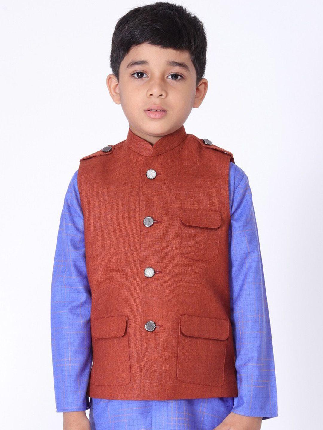 tabard boys woven nehru jacket