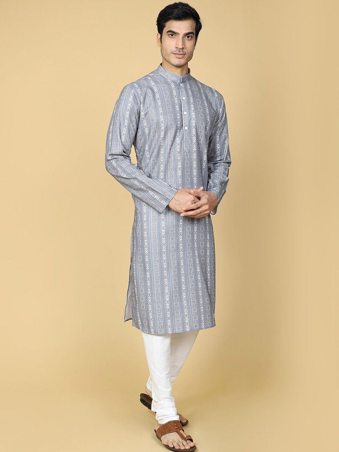 tabard ethnic motifs regular pure cotton kurta with churidar