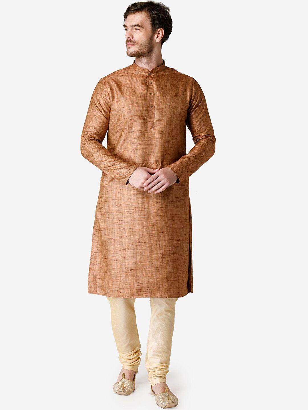 tabard men brown kurta