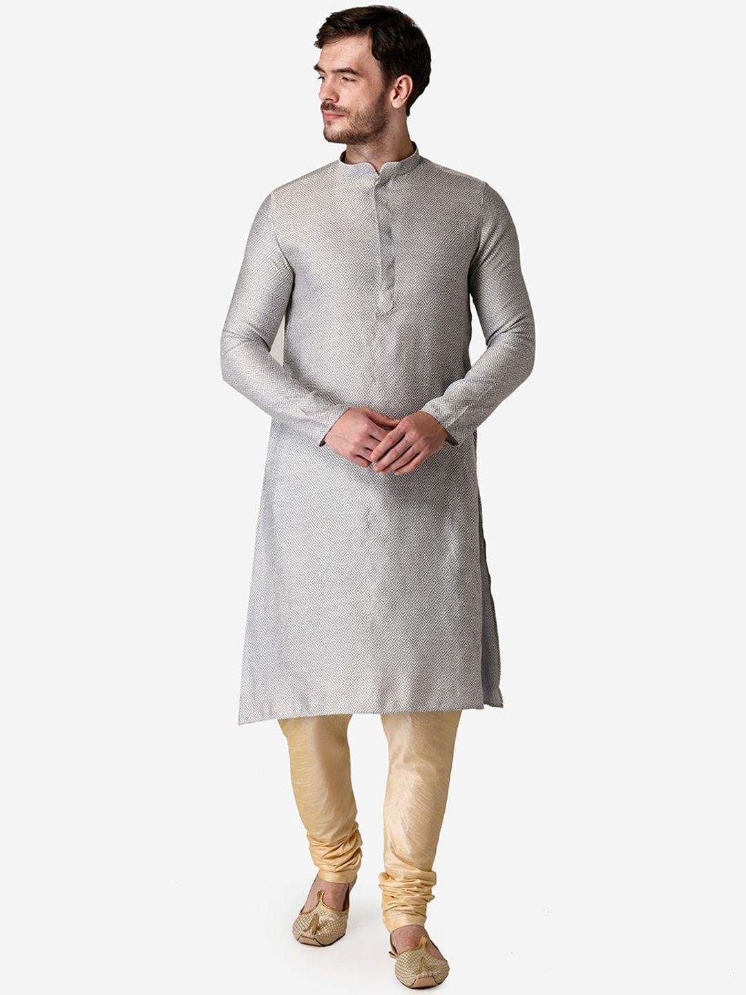 tabard men white kurta with churidar