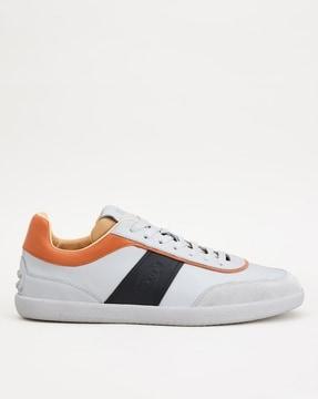 tabs leather sneakers