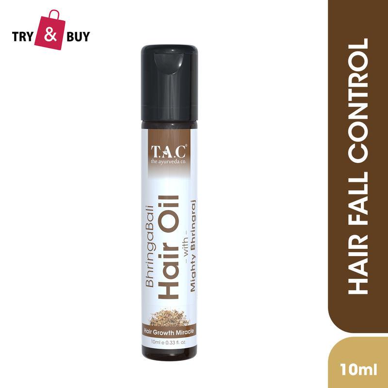tac - the ayurveda co. bhringabali hair oil with bhringraj & amla - mini